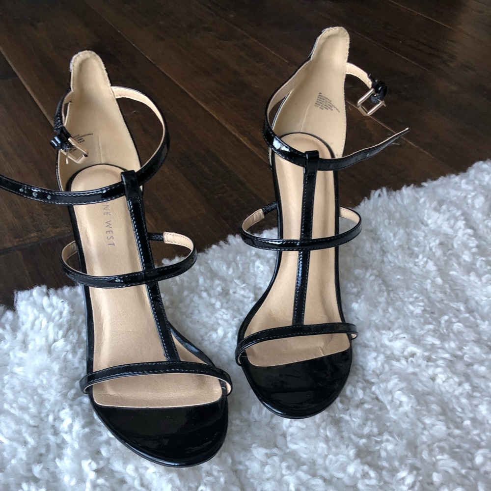 Nine West New Black Sandals (never been worn)